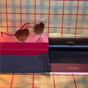 Cartier Big C Heart-Shape Sunglasses